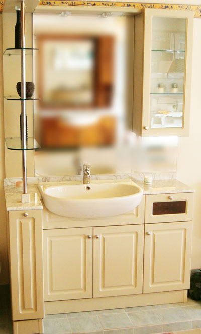 Mobile bagno cordoba giallo corda